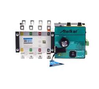 Commutateur de Transfert Automatique Double Alimentation ATS 4P 100A 220VAC for générateur, Module de Commande ATS