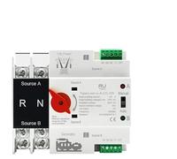 Commutateur de transfert automatique double alimentation ATS PV 2P 4P 125A AC 230V 110V Commutateurs de sélection électriques Alimentation sans interruption(City Grid-Generator,4P AC 110V)