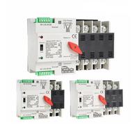 Commutateur de transfert automatique double alimentation PC 110 V 220 V 63 A 100 A 50/60 Hz(W2R 2P 220V,100A)