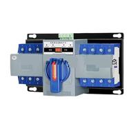 Commutateur de transfert automatique double puissance 2P 4P 63A, monophasé triphasé 220v, commande de mise hors tension ATS domestique