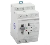 Commutateur de transfert automatique double puissance 2P 63A AC220V PA6 Matériel avec poignée manuelle pour systèmes solaires PV