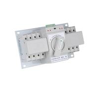 Commutateur de Transfert Automatique Double Puissance CNC 63A 2P/3P/4P AC230V avec disjoncteurs automatiques/manuels MCB(4P)