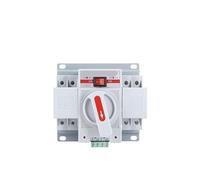 Commutateur de Transfert Automatique Double Puissance de Type MCB, disjoncteur 2P 6A-63A 220V for Usage Domestique et Public(10a)