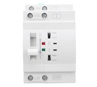 Commutateur de Transfert Automatique Double Puissance SGQ1-63AE 2P 63A Mini Sélecteur ATS Compact Double Disjoncteur électronique pour Système D'alimentation de Secours (220V)