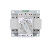 Commutateur de transfert automatique double puissance YCQ1B-63 2P 63A, 50/60Hz AC230V, disjoncteur de commutation automatique/manuel
