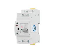 Commutateur de transfert automatique MES1-63NS/2P AC 220 V 63 A, 2 pôles, double alimentation, type PC, for usage domestique, rail DIN