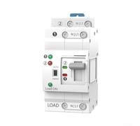 Commutateur de transfert automatique, usage domestique G2R DIN Rail, 2P 63A ATS Dual Power Commutateur de transfert automatique 220 V Interrupteur sélecteur électrique
