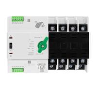 Commutateur de transfert de générateur/PV ATS 100 A 220 V, commutateurs de sélection électrique, interrupteur d'alimentation double monté sur rail DIN(Solar Energy Type 4P)