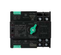 Commutateur de transfert de puissance double rail 2P 63A 100A 125A ATS Commutateurs sélecteurs Générateur d'alimentation sans interruption(230V 100A)