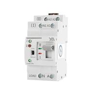 Commutateur de transfert électrique bipolaire G2R DIN Rail ATS 110 V 220 V, bobine de type PC, alimentation de la ville vers le générateur 63 A