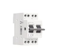 Commutateur de transfert manuel double alimentation, rail, inverseur modulaire, disjoncteur à verrouillage 1P 2P 4P(4P 400V)