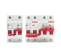 Commutateur de transfert manuel MTS AC, commutateur puissance double sur Rail DIN, 16A 20A 25A 32A 40A 63A, DZ47-63(2P 2P,10A)