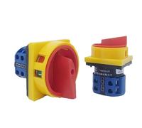 Commutateur de transfert universel LW26GS-20/04, type cadenas, commande principale, coupure de courant, 2 sections, 2 engrenages, rotation 20A, YMW26(LW26GS-20/04 Large panel)