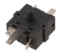 Commutateur de vitesse pour chauffage soufflant et poêle, interrupteur de réglage à 3 broches et 5 broches avec configuration 3 NC + 1 NO (5 emplacements)