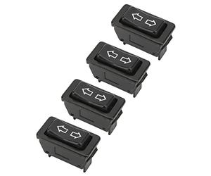 Commutateur de vitre électrique à 5 broches, commutateurs universels de levage de verre de voiture à double flèches 4PCS DC12V 24V pour automobiles