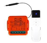 Commutateur de volets roulants WiFi+ télécommandes RF, module de commande sans fil pour volets roulants, relais électriques pour rideaux et volets, interrupteur de minuterie de rideau, contrôle vocal