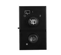 commutateur d'essuie-glace Interrupteur d'essuie-glace arrière à 9 broches, interrupteur de commande feu antibrouillard pour voiture Tahoe Yukon pour Suburban 2003-2006 remplacer