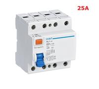 Commutateur différentiel bipolaire pur 4x25 ampères NL1 AC30 6 kA