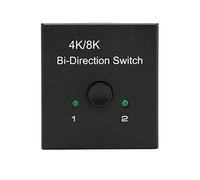 Commutateur D'interface Multimédia HD 8K, Adaptateur Répartiteur Vidéo, Extension du Port 2.1 de L'interface Multimédia HD, Prend en Charge les Données 8K 60Hz, 4K 120Hz, 40Gbps
