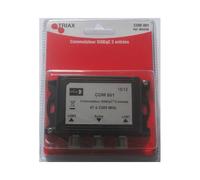 Commutateur DiSEqC 2/1 Triax COM 001, 2 Entrées Satellites 1 Sortie Récepteur HD 3D 4K