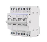Commutateur d'isolement de transfert manuel à double puissance 4P 40A 63A, disjoncteur verrouillage, commutateur modulaire 230V 400V(63A)