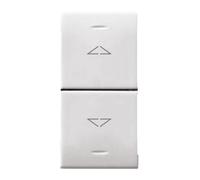 Commutateur Domus S44 RAL 9010 Blanc Lustré 1P 10A 250V AVE-441051