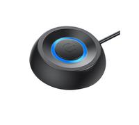 Commutateur D'Ordinateur de Bureau Carte Mère PC Démarrage Externe Lumière LED Bouton Marche/Arrêt Rond Câble D'Extension de 2 M Noir