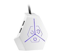 Commutateur d'ordinateur de bureau, double Ports USB avec 2 boutons marche/arrêt pour Internet