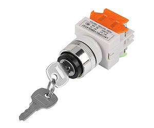 Commutateur e Sécurité 2 Positions Sélecteur Rotatif LAY37-11Y/21 220V 5A