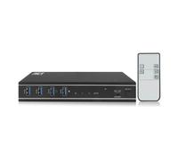 - Commutateur écran-clavier-souris/audio - 2 x HDMI + 4 x USB 3.2 de 1ère génération + 2 x USB 2.0 - 1 utilisateur local - de bureau