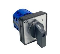 Commutateur électrique à came rotative, 2/3/4 positions, 8 bornes, avec vis, outil utile, 660V, 20a, série LW28-20 LW26-20, YMW26(1-0-2)