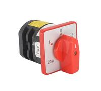 Commutateur électrique à cames rotatives HZ5-20 M04 M05 M06 2 positions 3 2 positions 380 V 4 kW 20 A(HZ5D-20 M05)