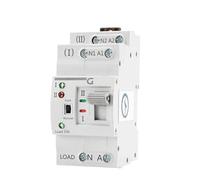 Commutateur électrique G2R Din Rail 2P ATS, commutateur de transfert manuel, bobine 110V 220V, Type PC, alimentation de ville vers générateur 63A(220V,G2R 2P 63A)