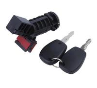 Commutateur essuie-glace Cylindre de verrouillage d'allumage et 2 clés, pour Renault Clio, Dacia Logan, Sandero 806016505R, 80601-6505R