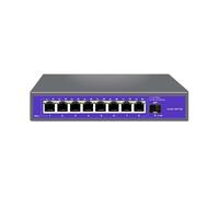 Commutateur Ethernet 2.5GbE, 8 Ports, 2.5GBASE-T, 2500Mbps, commutateur réseau, Liaison Montante 10G, Port SFP, Plug and Play (Size : EU Plug)