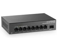 Commutateur Ethernet 8 Ports 2,5 G Avec Fente Sfp+ 10 G, 8 Ports Base-T 2,5 G Compatibles Avec 100/1000 Mbps, Taille Mini, Commutateur Réseau Multigigabit Sans Ventilateur En Métal Non Géré