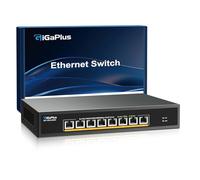 Commutateur Ethernet 8 Ports 5Gb Non géré avec 8 Ports 5G Base-T. Commutateur réseau GiGaPlus 5Gbps pour NAS/PC 5Gbps, Adaptateur/Carte réseau 5Gbps, routeur Wi-FI 7, Montage sur Rack 19 Pouces.