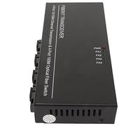 Commutateur Ethernet, Commutateur Fibre Optique SFP 8 Ports Extension 120km Indicateur LED sans Perte 10 100M pour Famille (Prise UE)