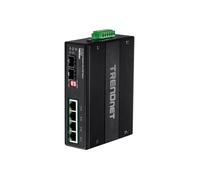 Commutateur Ethernet - TRENDNET - TI-UPG62 - 4 Ports - Modulaire - Paire torsadée - Fibre Optique