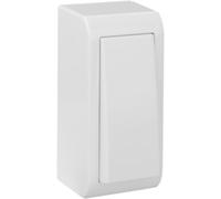 Commutateur étroit 10AX 250 V de surface série MuralSOLERA MUR02/2U Blanc