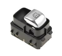 Commutateur Fenêtre Automatique Console Commande Principale Lève-vitre Électrique pour Benz Classe C W205 S205 X253 C200 C300 C350 C63 AMG A2059056811(Black Single Button)