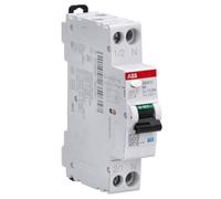 Commutateur FI/LS 6kA, 1P+N - Disjoncteur différentiel B6/0,03A