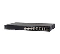 Commutateur géré empilable Cisco SG350X-24, Combine 24 Ports 5G multigigabit, 2 x 10G + 2 x SFP+, Protection à Vie limitée (SG350X-24-K9-EU)