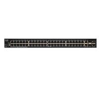 Commutateur géré empilable Cisco SG350X-48P, Combine 48 Ports Gigabir Ethernet (GbE), 2 x 10G + 2 x SFP+, 382 W PoE, Protection à Vie limitée (SG350X-48P-K9-EU)