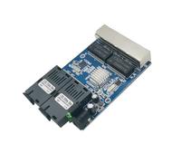 Commutateur Gigabit Ethernet 2 ports fibre optique 4 ports RJ45 Carte de transmission de données Accessoires de rechange Commutateur Gigabit Fibre Ethernet