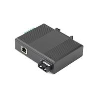 Commutateur Gigabit POE industriel géré via le Web avec 1/2 ports fibre + 1/2/4/8 ports POE, émetteur-récepteur SC monomode monofibre/double fibre(2SC-1 RJ45 1000M)