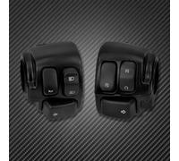 Commutateur Guidon Interrupteur De Commande De Clignotant De Guidon De Moto Noir 1" Compatible Avec Sportster XL 1996-2013 Pour Sportster XR 2008-2013