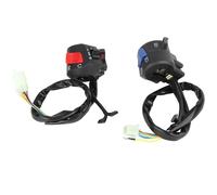 Commutateur Guidon Moto 1 Pair 7/8inch 22mm Left and Right Motorcycle Handlebar Mount Switch with Horn and Ignition Control