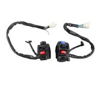 Commutateur Guidon Moto 1 Paire - Shipenophy - Modèle Universel - Noir - Plastique - 22mm