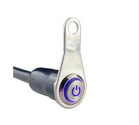 Commutateur Guidon Moto Connecteur De Bouton-Poussoir De Commutateur De Moto pour Vélo Électronique, Éclairage LED, Phare, Interrupteur De Guidon